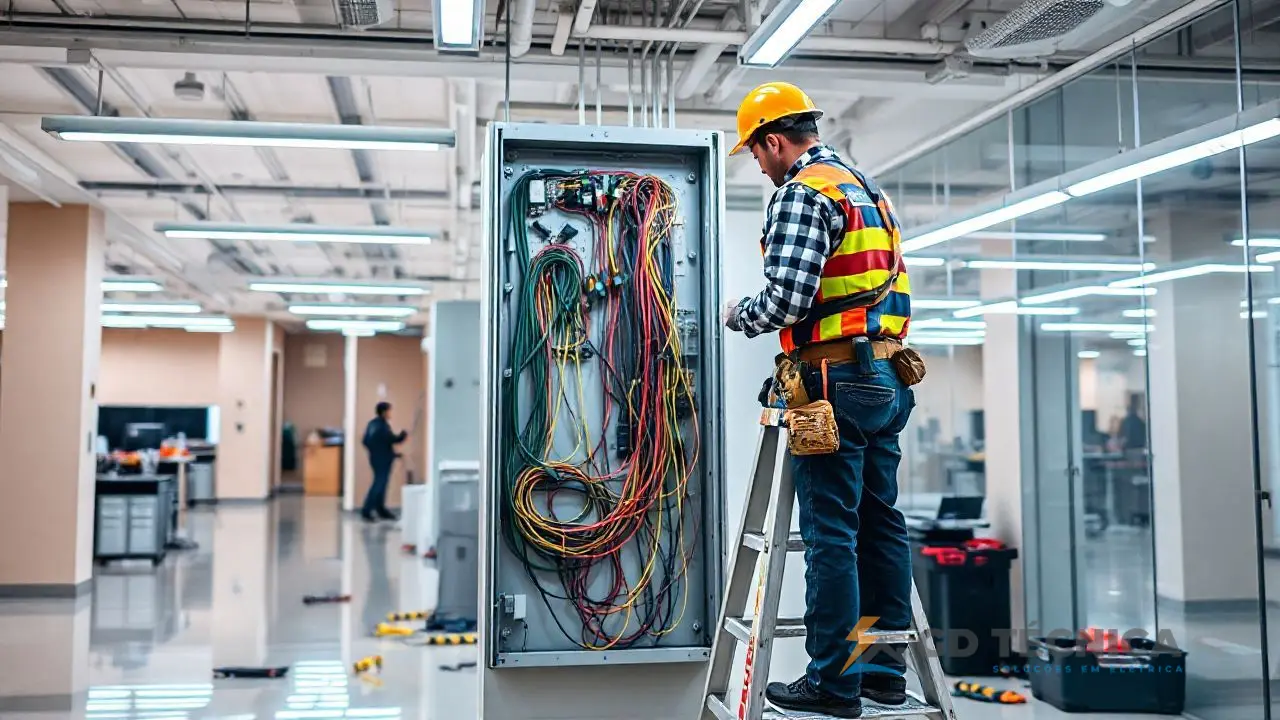 Instação elétrica industrial e residencial eletricista GDtecnica