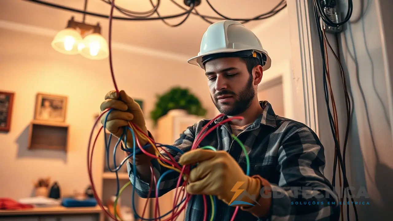 serviços de eletricidade residencial